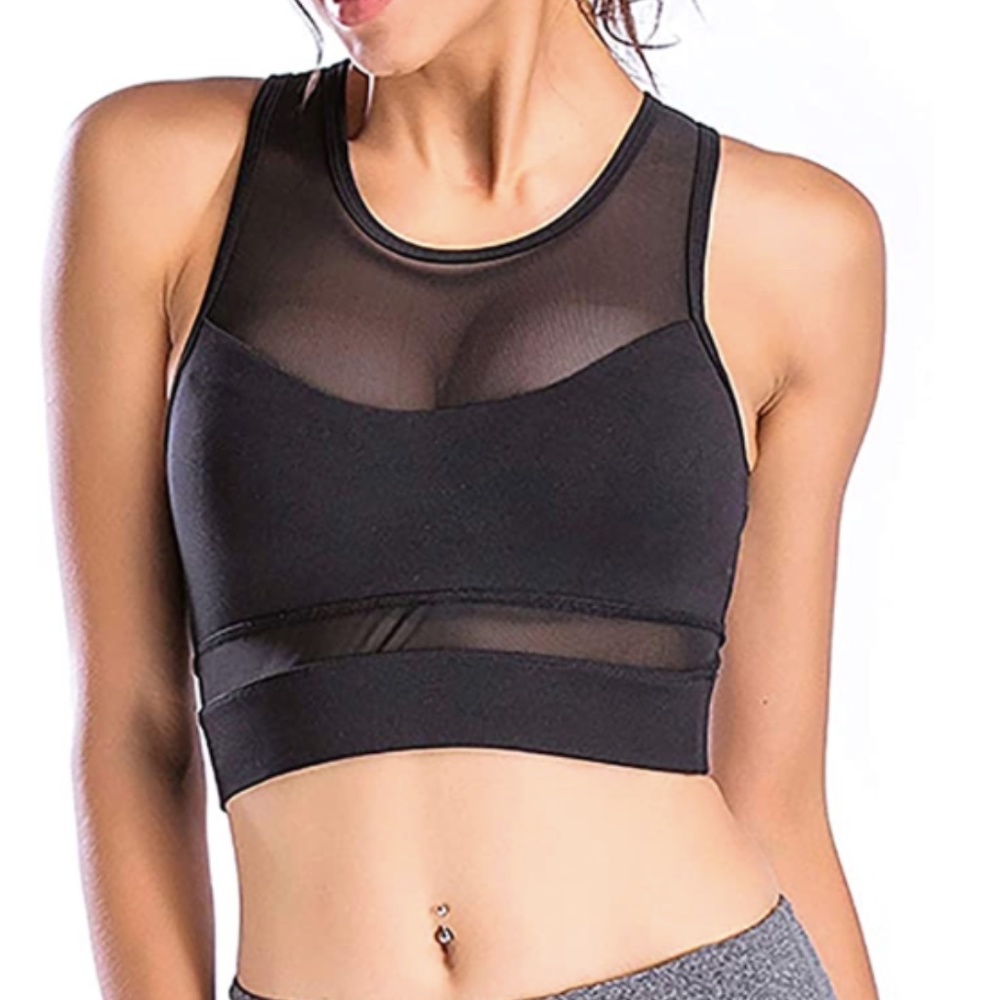 Move with You Black Sports Bra
